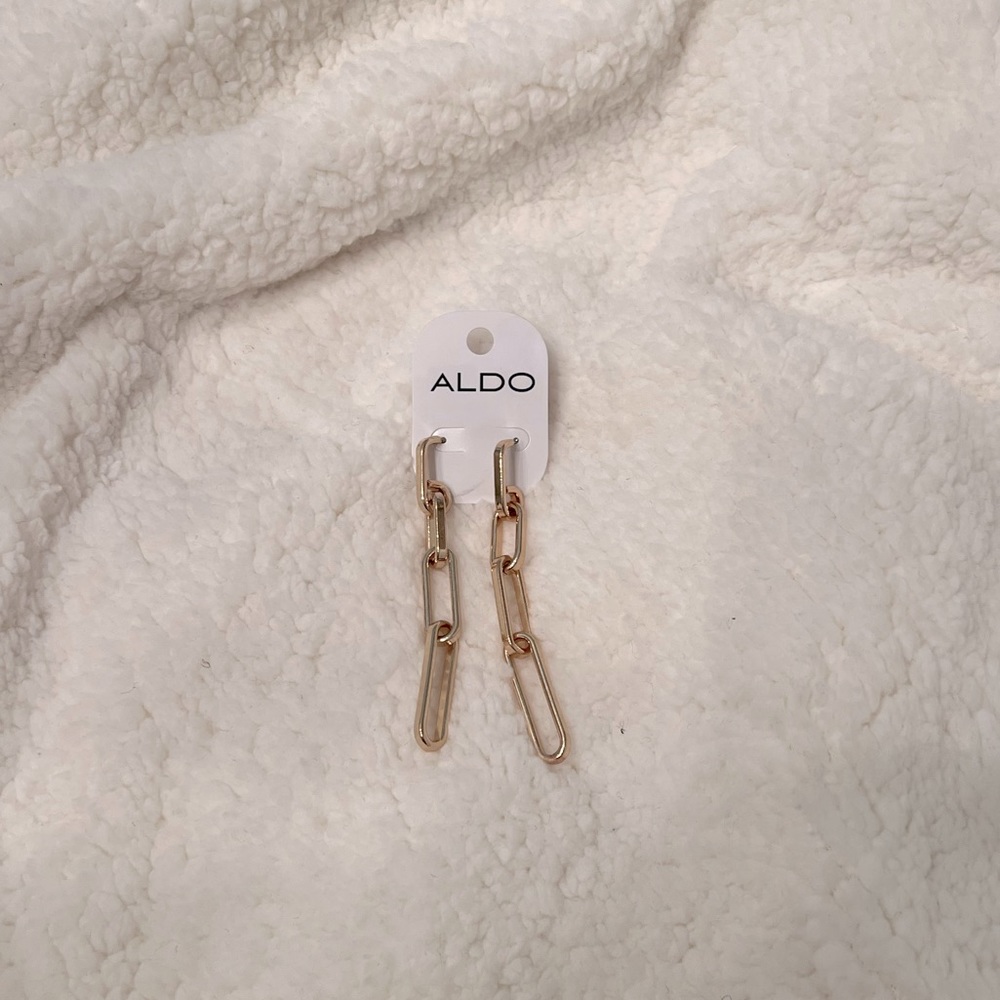 Aldo - Gold Link Earrings